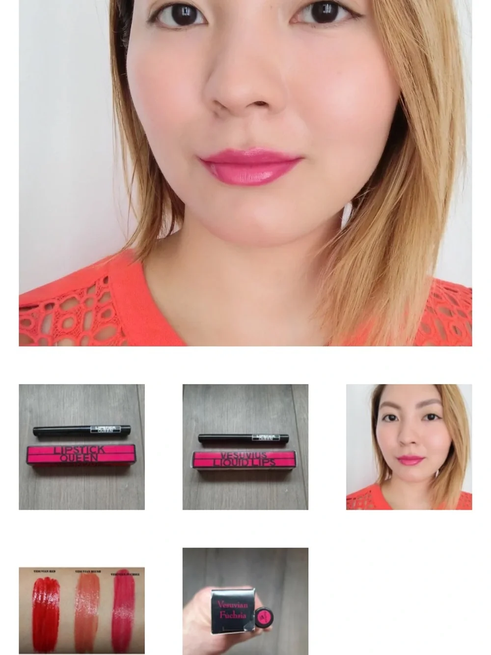 New Lipstick Queen Vesuvius Liquid Lips - Vesuvian Fuchsia